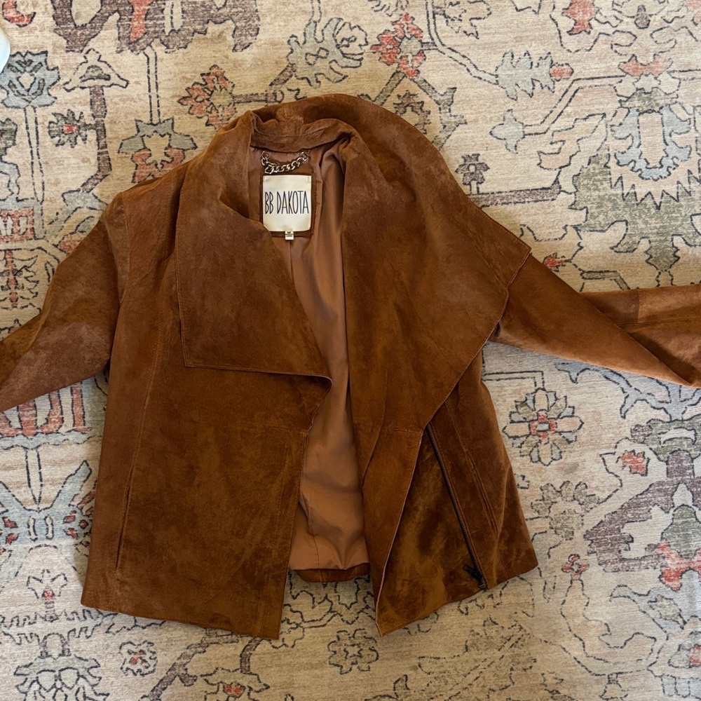 BB Dakota Women's Brown Suede Jacket
